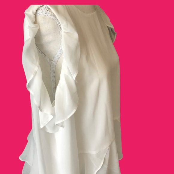 ASOS Ruffle Sleeve Top - Picture 2 of 7